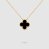 Lucky Flower Necklace - 925 Sterling Silver - 18k gold plated