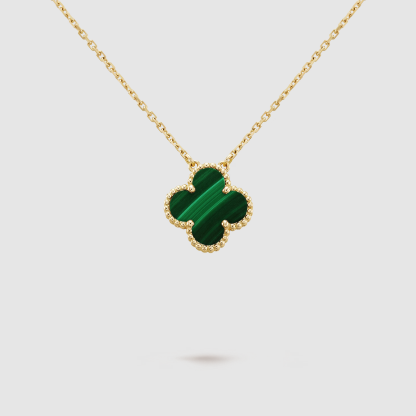 Lucky Flower Necklace - 925 Sterling Silver - 18k gold plated