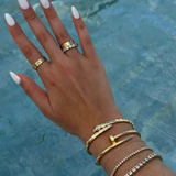 Everlasting Love Bracelet - 925 Sterling Silver - 18k gold plated